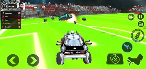 Android gameplay - Impossible Car Tracks 3d - Demolition Mode