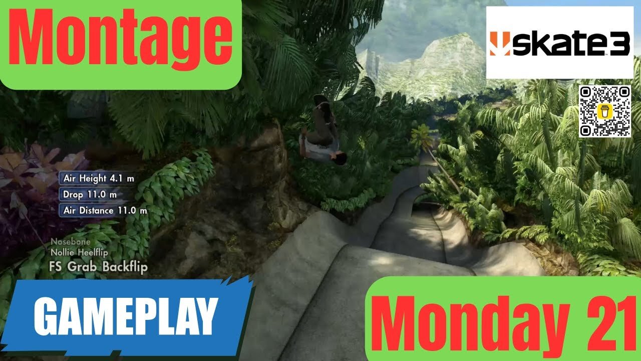 21 EA Skate 3 4K Gameplay Montage Monday