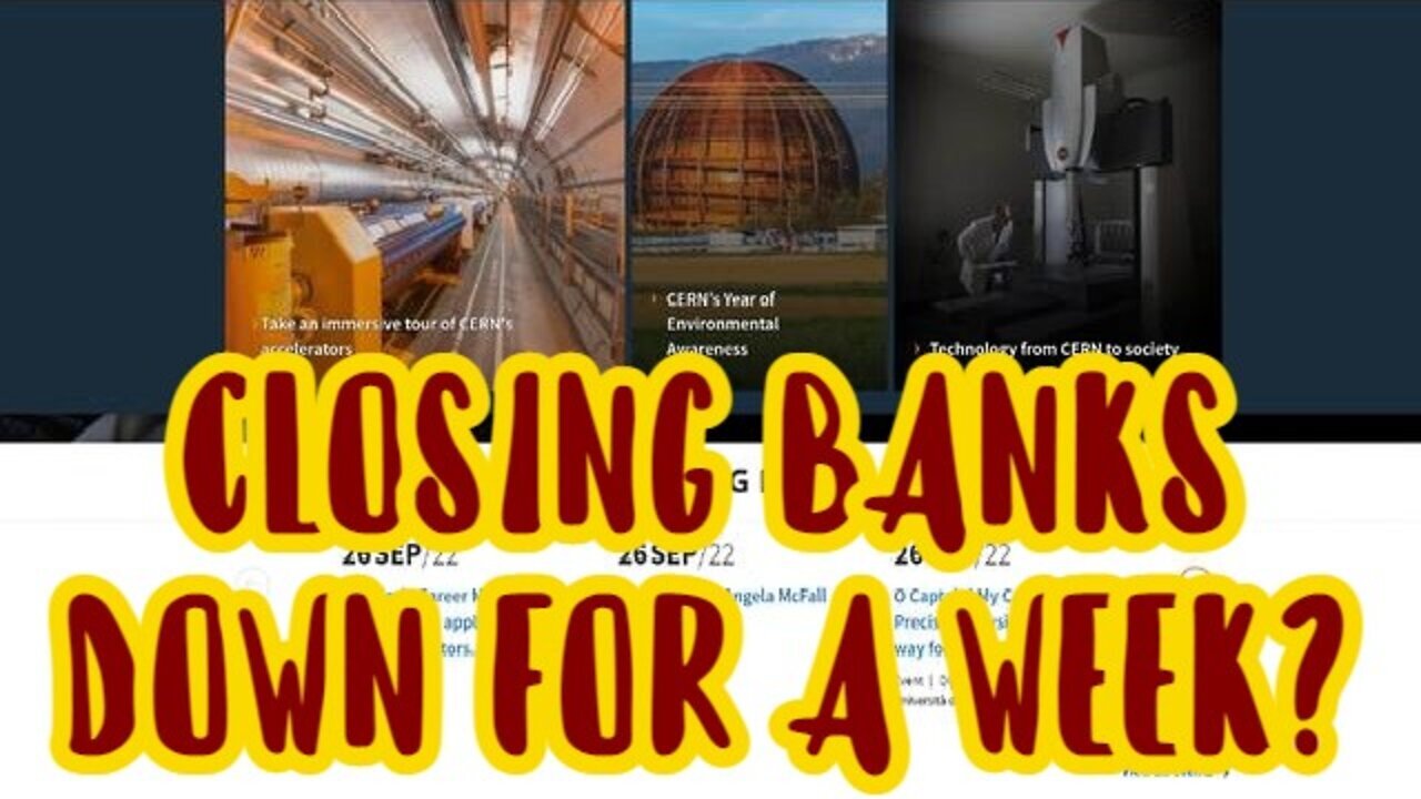 Closing BANKS down For a week? All whilst PORTALS Are Being Opened in PLAIN SIGHT!!