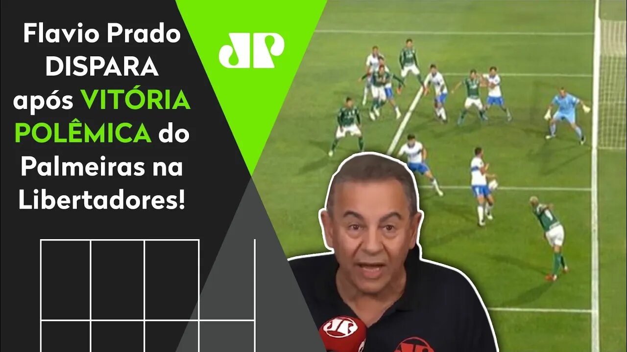 "O que COMEÇA A FICAR ESQUISITO é..." Palmeiras vence com PÊNALTI POLÊMICO, e Flavio Prado DISPARA!