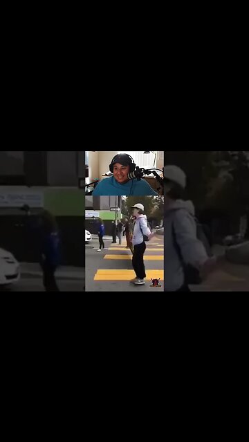 Dental assistants looses his cool on protester !!!