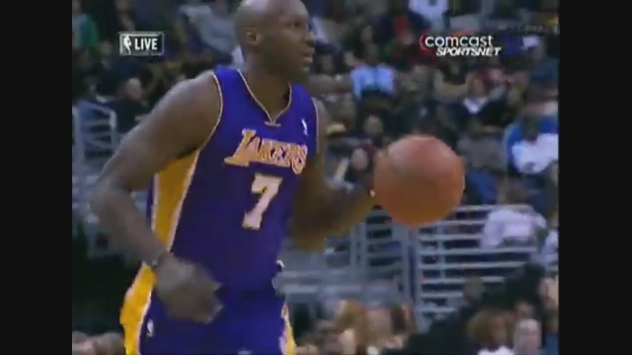 Lamar Odom 18 Points @ Wizards, 2010-11.