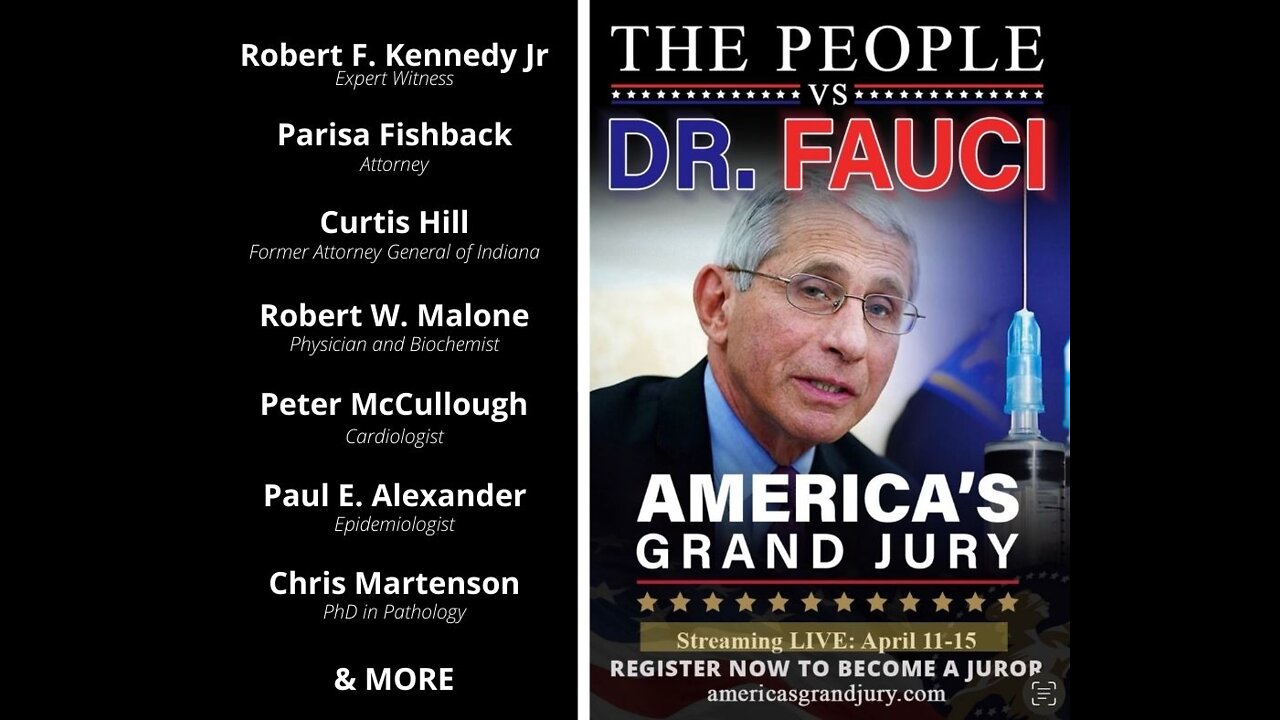 Americas Grand Jury The People VS Dr. Fauci