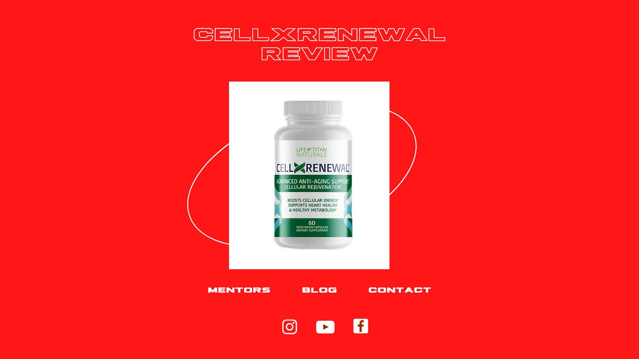 CellXRenewal Review | Real Anti-Aging Supplement or Fake