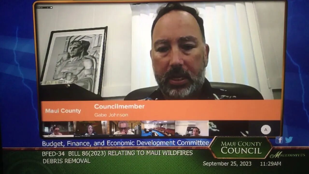 MAUI WILDFIRES DEBRIS REMOVAL 9-25-23 Questioning the Resources 14 "building plane while flying"