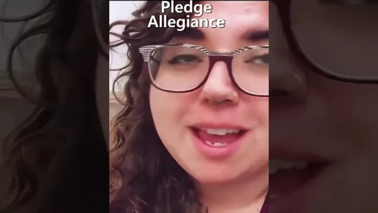 Pledge Allegiance To The Pride Flag, Teacher Showing Off All The Pride Flags Around Her Classroom