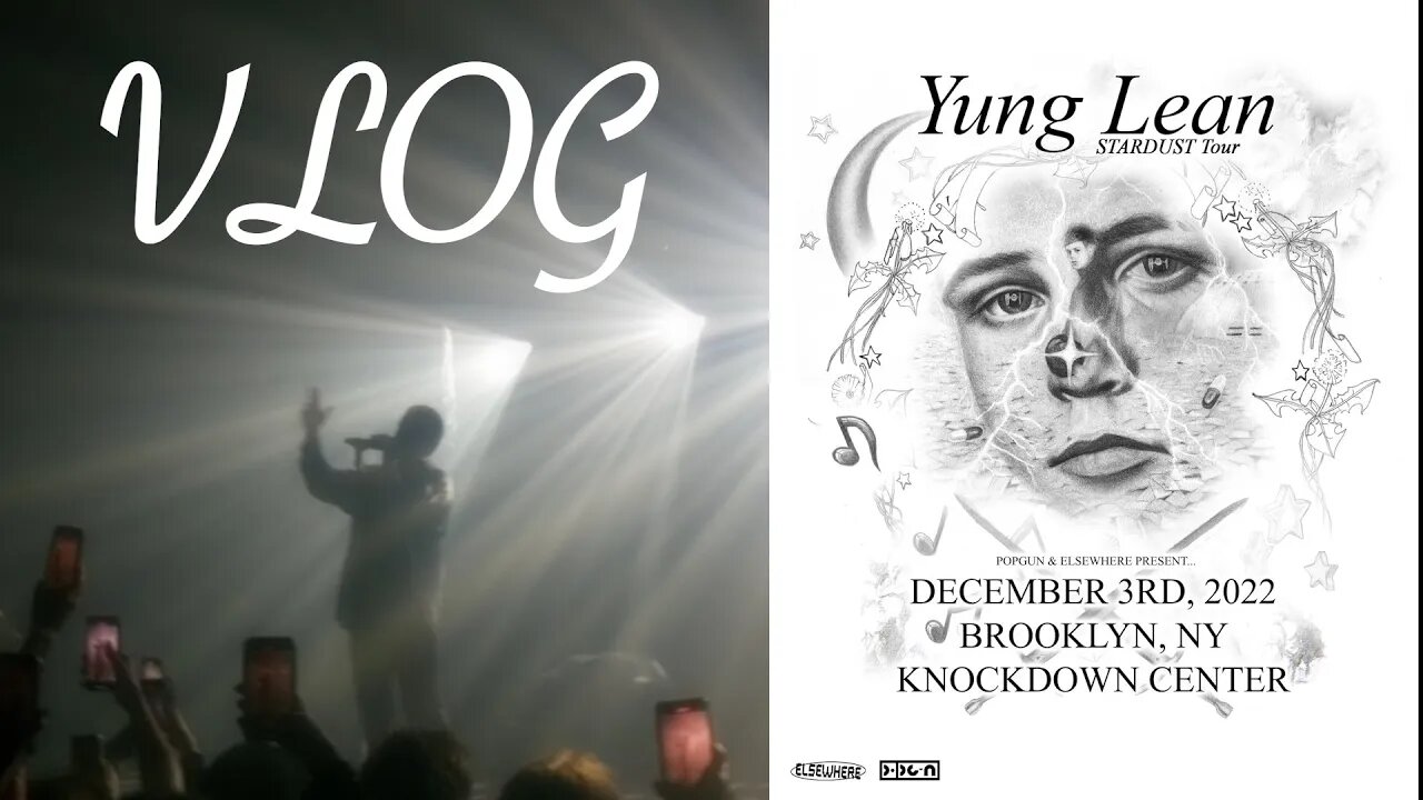 Yung Lean Stardust Tour Concert Vlog (12.3.22)