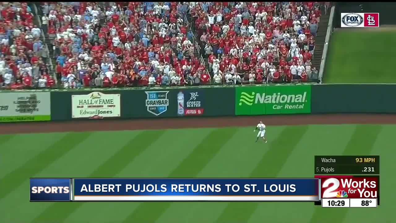 Albert Pujols' Emotional Return to St. Louis