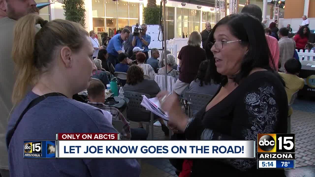 More than 200 people came on our for 'Let Joe Know' event