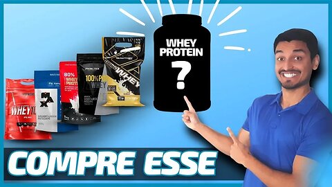 Conheça o Top 5 MELHOR Whey Protein BOM e BARATO🏆 Qual Whey Protein devo Comprar?💵 Whey Protein bom✅