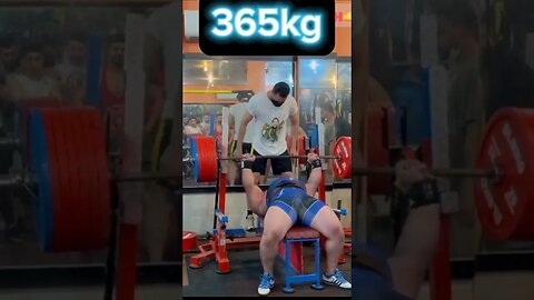 365kg no Supino de Danial Zamani.