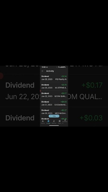 the power of compounding, nothing beats being paid dividends this often