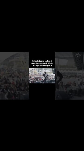 Antonio Brown Still Make One Handed Catch While Performing At Rolling Loud