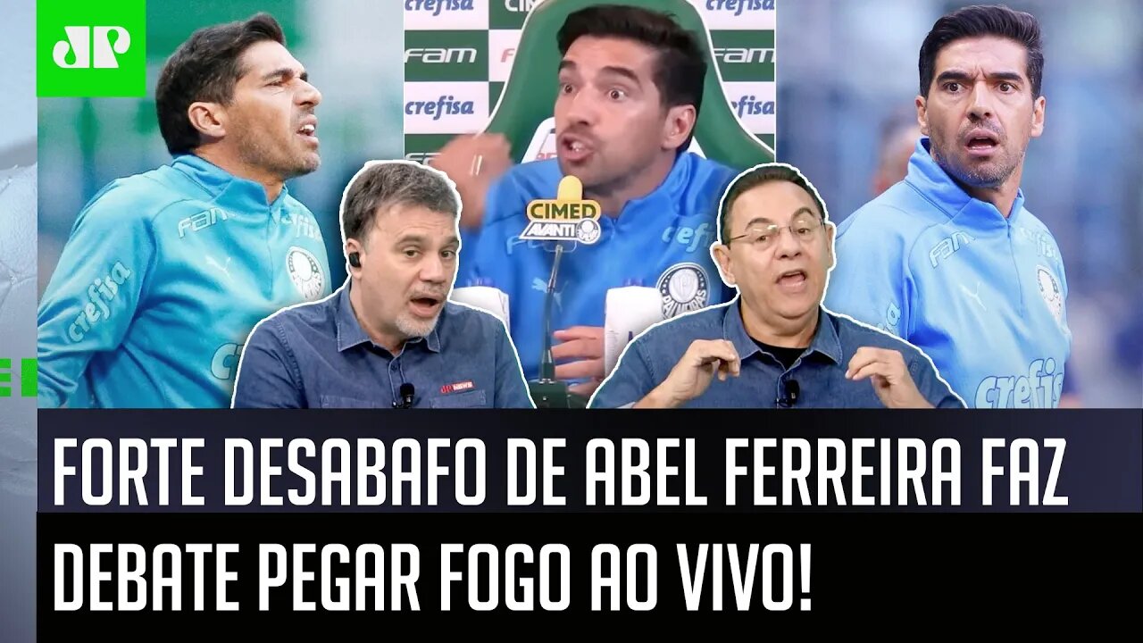 PEGOU FOGO! "SEITA? MEU DEUS DO CÉU! Cara, o Abel Ferreira..." DESABAFO no Palmeiras FERVE DEBATE!