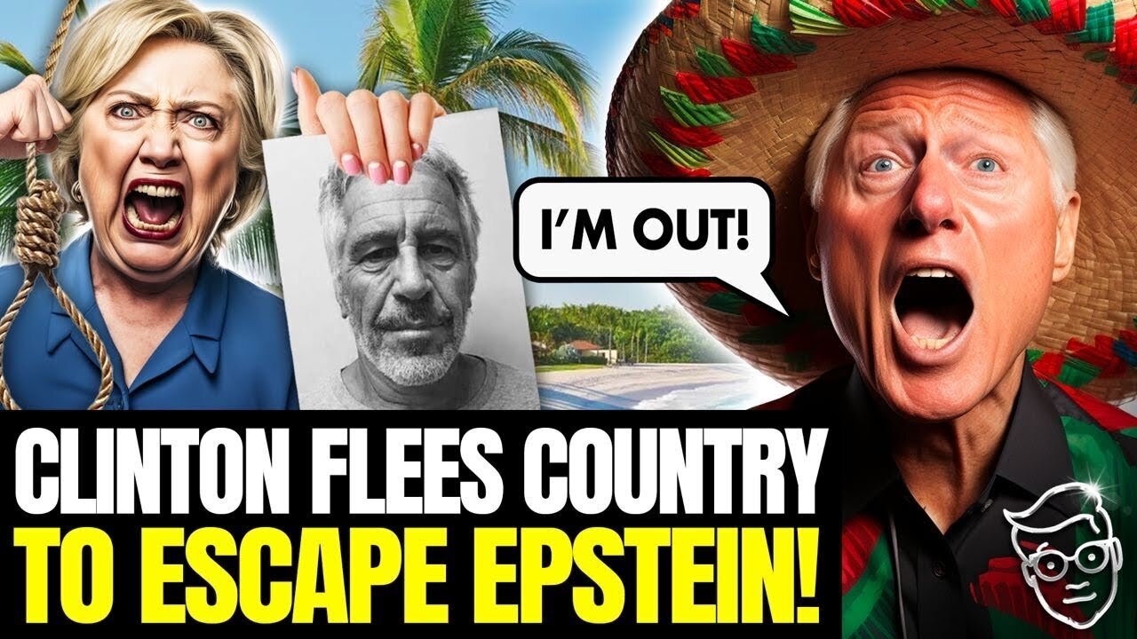 BILL CLINTON FLEES THE COUNTRY AFTER CRIMINAL EPSTEIN BOMBSHELL | RUNNING FROM HILLARY? EN MEXICO!