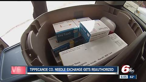 Tippecanoe County needle exchange program gets reauthorized