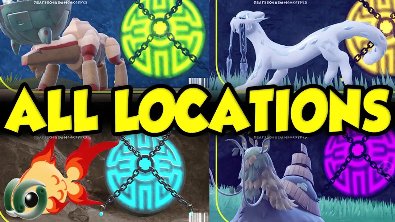 ALL LEGENDARY POKEMON LOCATIONS - Best Pokemon Scarlet and Violet Legendary Pokemon Guide!