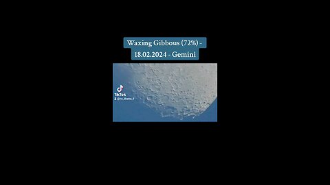 Waxing Gibbous (69%) - 18.02.24
