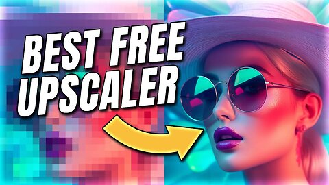 I found the BEST 100% FREE Ai Image UPSCALER (Midjourney, Leonardo Ai, Blue Willow)