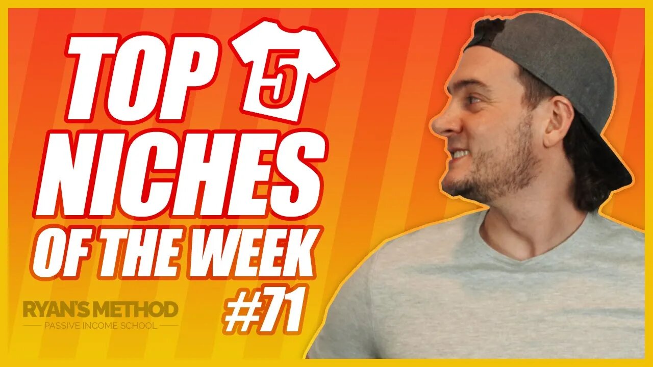 TOP 5 NICHES 🔥 Print on Demand Niche Research #71 — (9/19/2021)