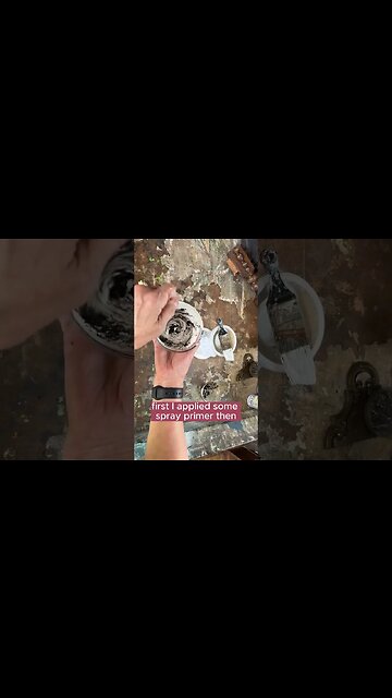 Watch Me Revamp an Outdated Candle Stand 🕯️ - DIY Transformation!