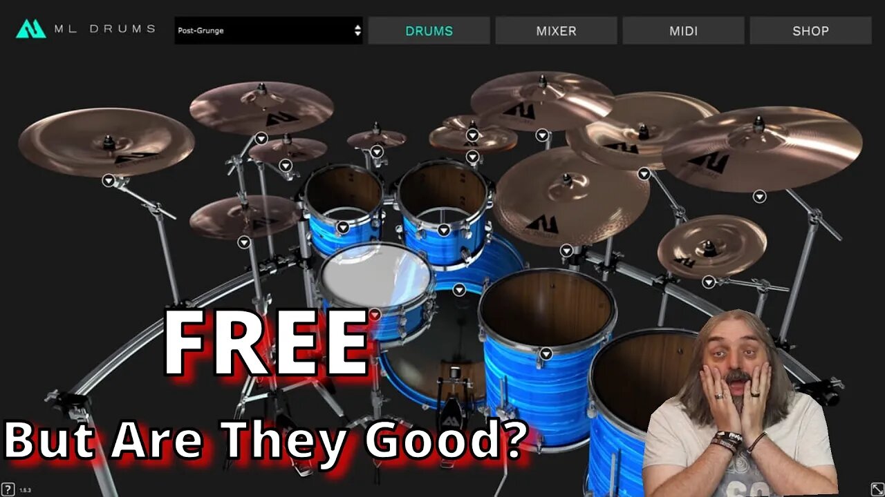 ML DRUMS Are Free Drums Any Good