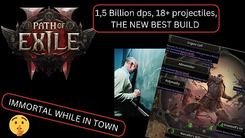 Path of Exile 2 - DON'T CLIICKBAIT - THE NEW BEST BUILD - ALL of NEXT WEEK