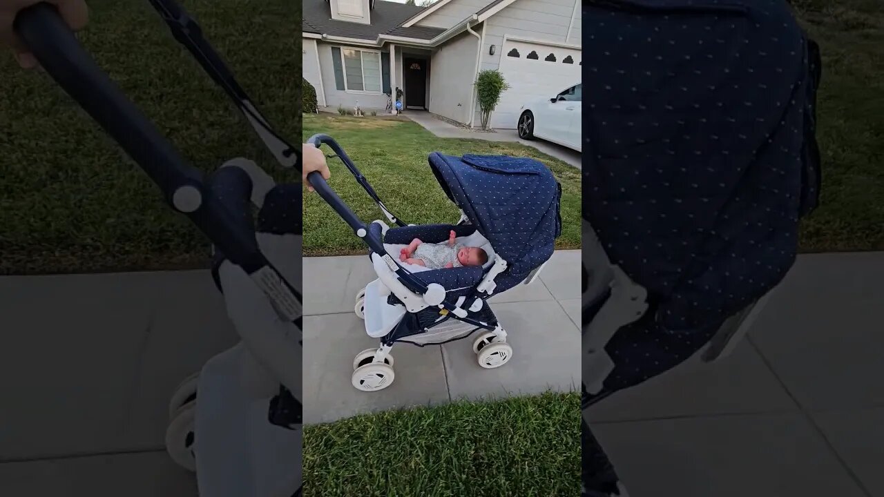 Using Vintage Graco Stroller for My New Baby Girl #shorts