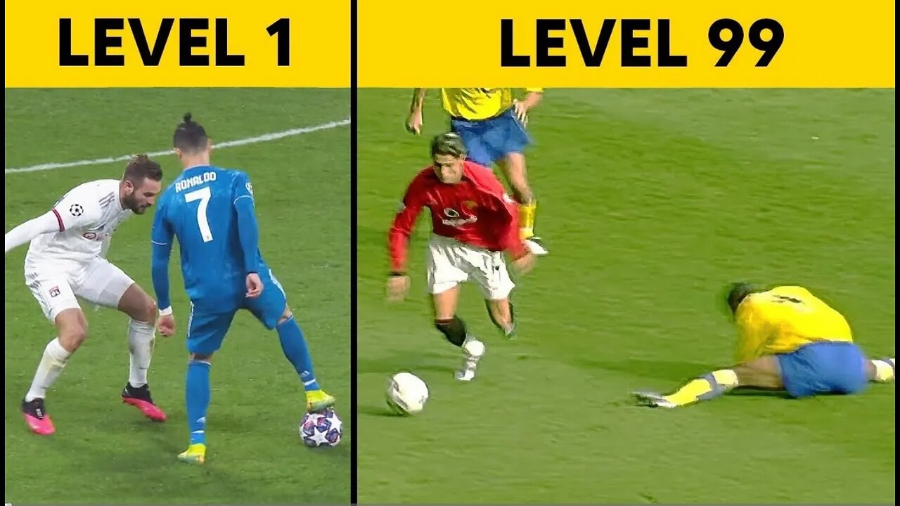 Cristiano Ronaldo Skills Level 1 to Level 100