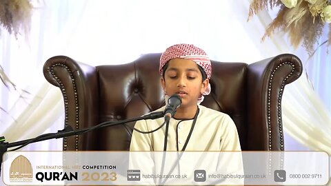 Muhamad Dawud Nafeel - UK || Habib Ul Quran International Competition 2023 UK