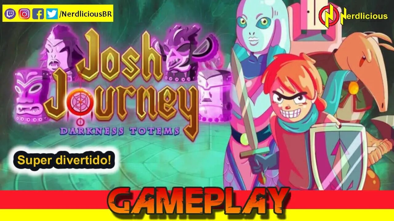 🎮 GAMEPLAY! Jogamos o brasileiríssimo JOSH JOURNEY: DARKNESS TOTEMS e ele é bem divertido! Confira!