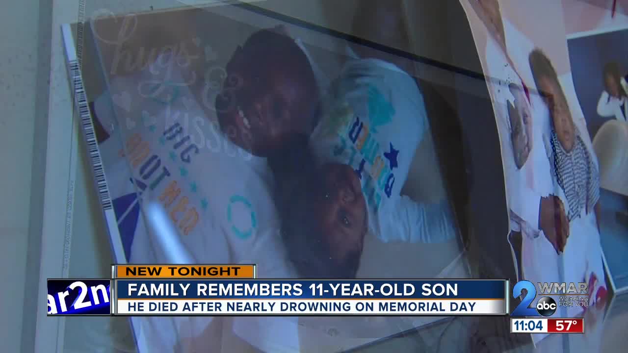 Family remembers 11-year-old son who died after near drowning on Memorial Day