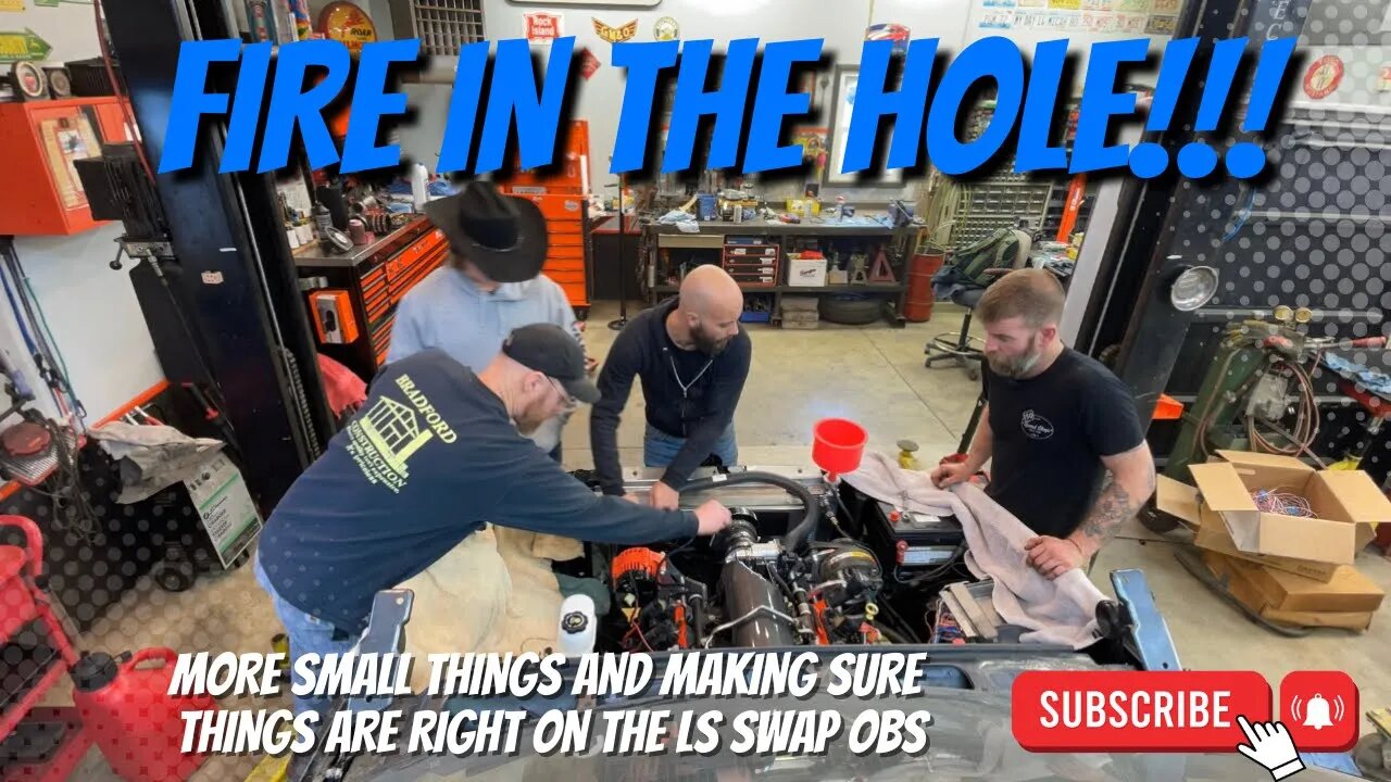 Fire in the Hole! Well.. At Least That Went as Planned… LS Swaps are Fun! #teamwork
