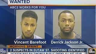 2 suspects in Eutaw Street shooting identified