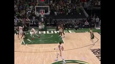 Pat Connaughton of the Bucks fails his 3-point shot