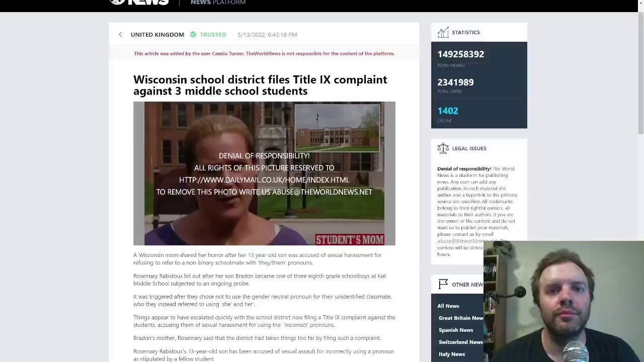 Wisconsin school district files Title IX complaint against 3 middle school students