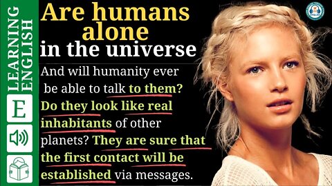 learn english through story A1🍁 Are humans alone in the universe