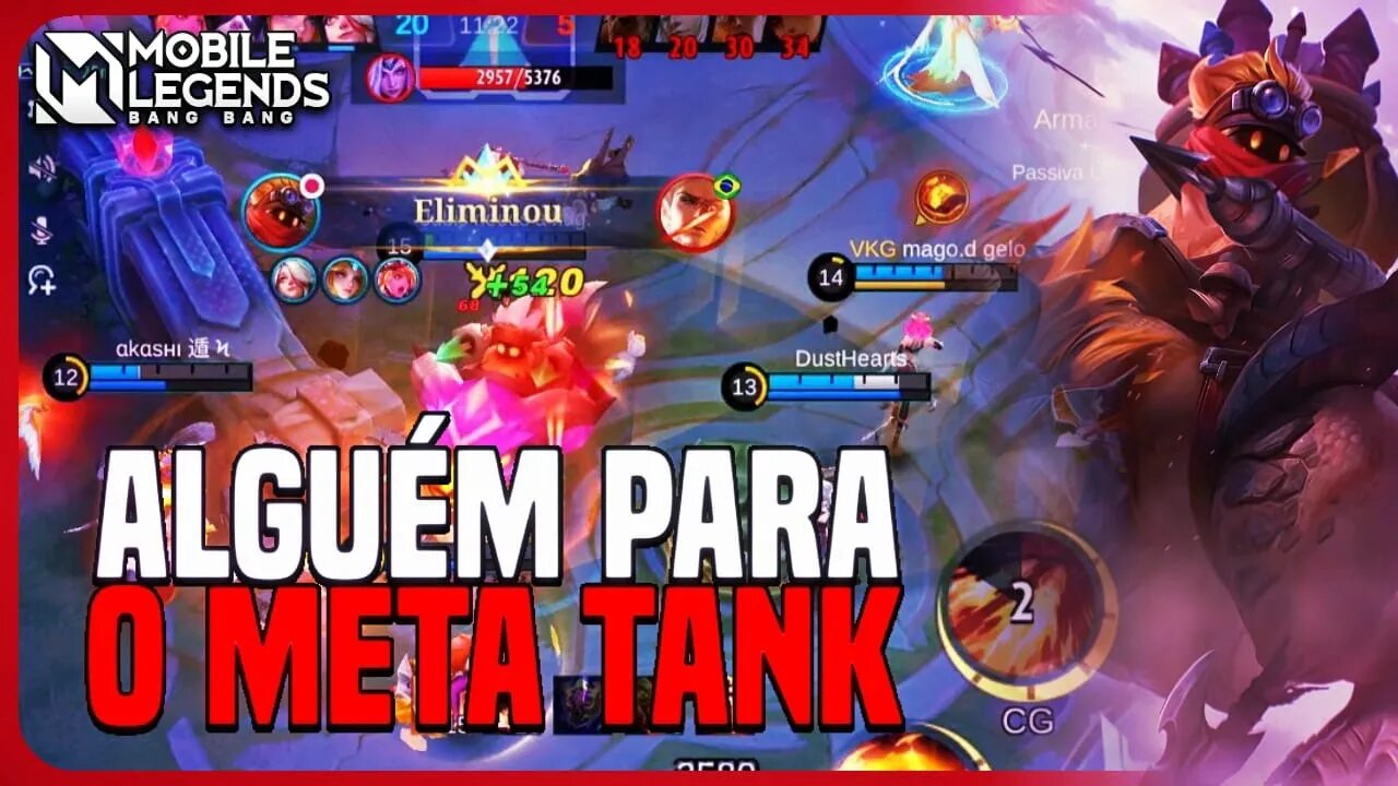 ESSE META TANK TEM QUE PARAR!! OLHA ESSE HERÓI | BARATS | MLBB