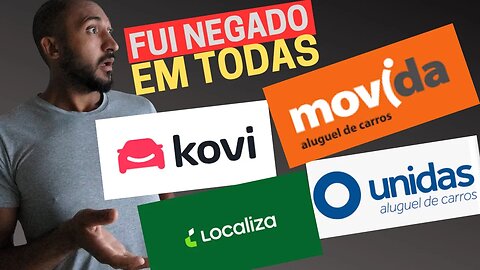 Nome Sujo: FUI NEGADO EM TODAS AS LOCADORAS DE CARRO PARA UBER (Hoje Trabalho só os Melhores DIAS)