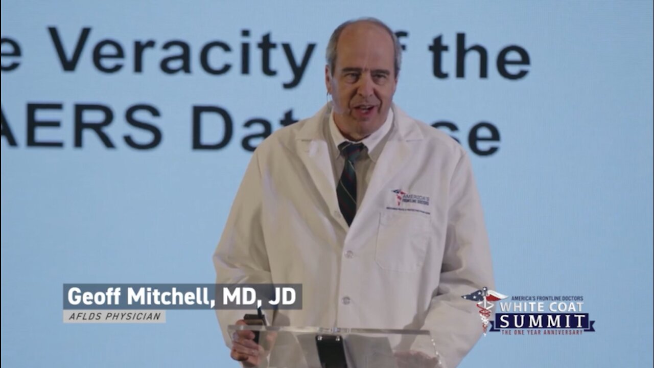 Geoff Mitchell, MD: “Is VAERS Reliable?”