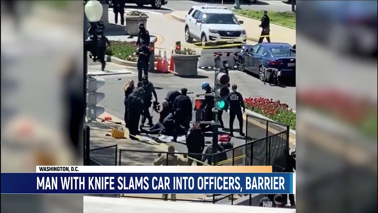 #BREAKING U.S. CAPITOL One Capitol Police officer, suspect Killed after Car Rams into Barricade