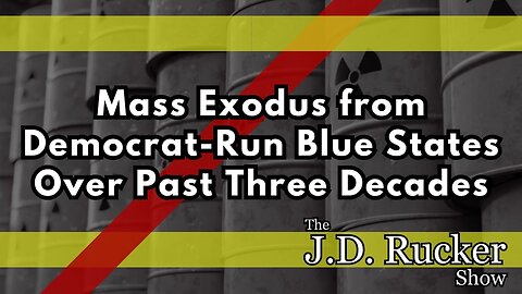 IRS Data Reveals Mass Exodus from Democrat Run Blue States Over Past Three Decades