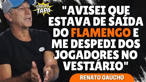 RENATO DIZ QUE PEDIU PARA DEIXAR O FLAMENGO