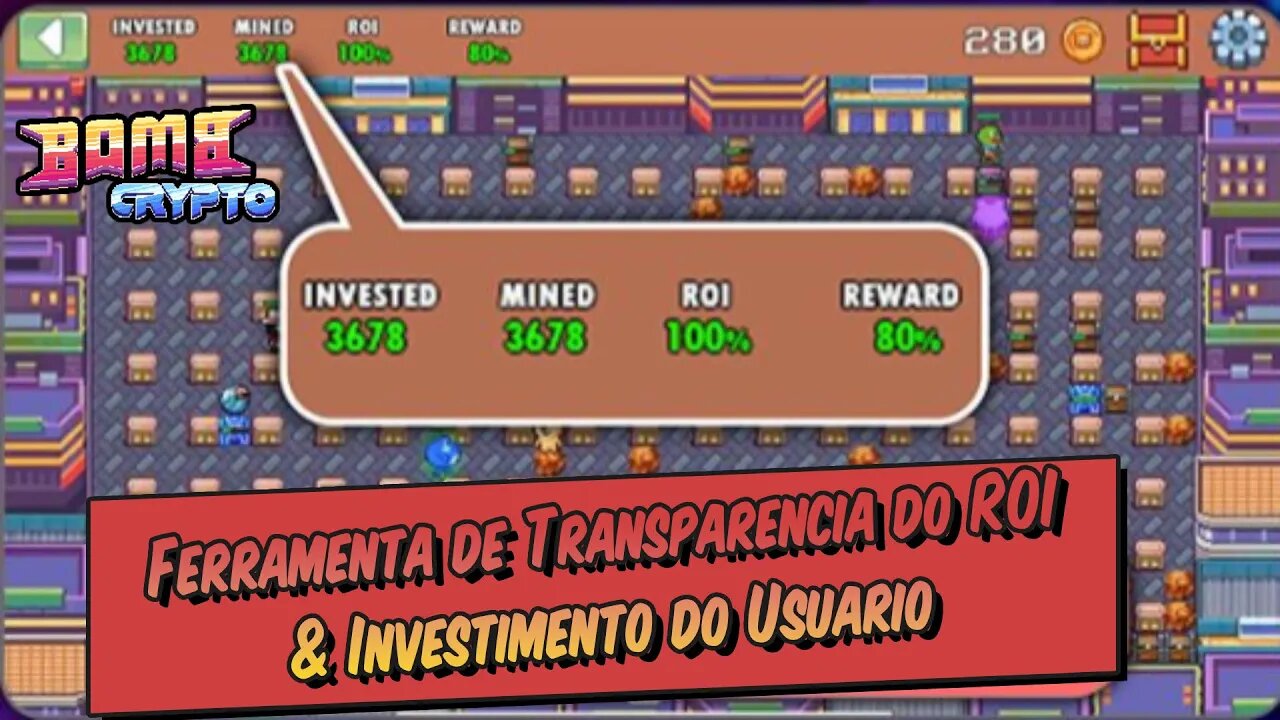 Bombcrypto Devs Anunciaram a nova Ferramenta de Transparência do Roi e Investimento do Usuário.