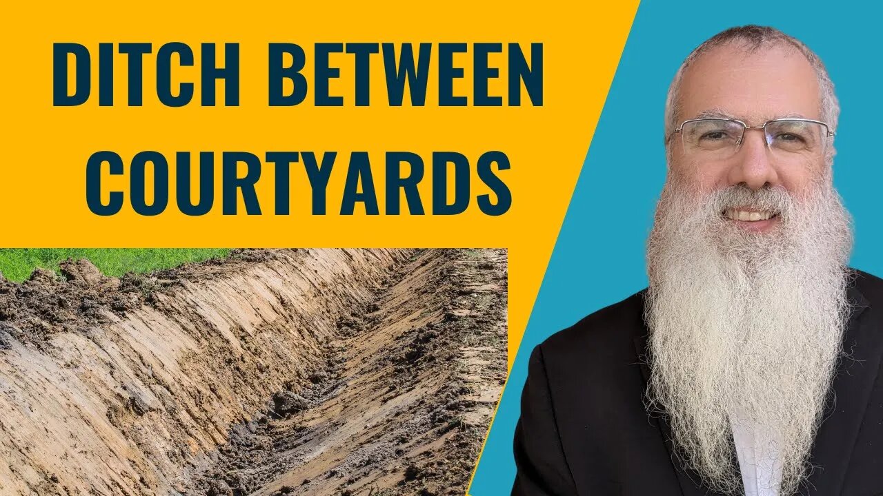 Mishna Eruvin Chapter 7 Mishnah 3. Ditch between courtyards