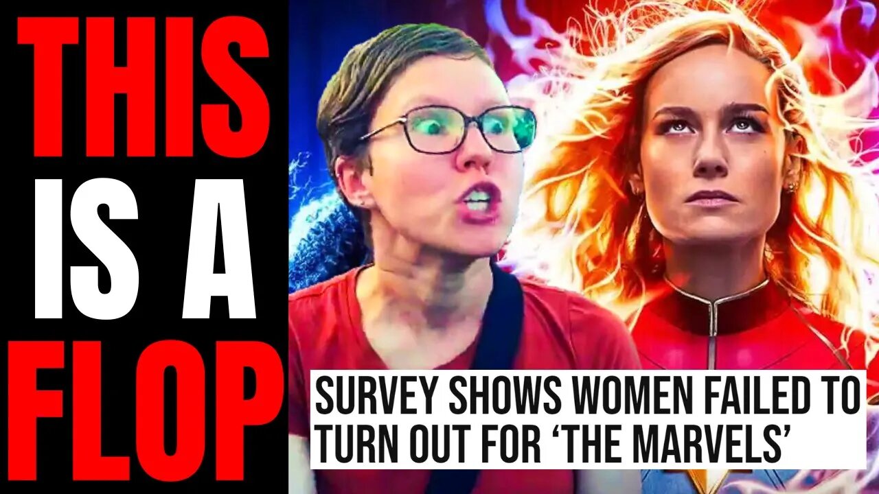 Women DIDN'T Show Up For The Marvels After Woke Media Blamed MEN For Disney's Failure!