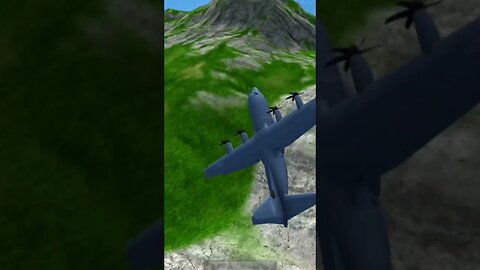 Flying the new HC-130 | Turboprop Flight Simulator #shorts