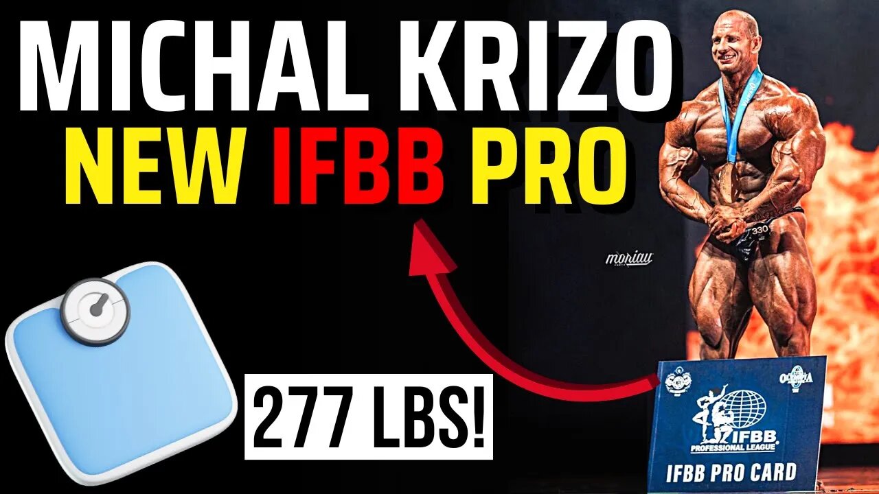 Michal Krizo WINS IFBB Pro Card