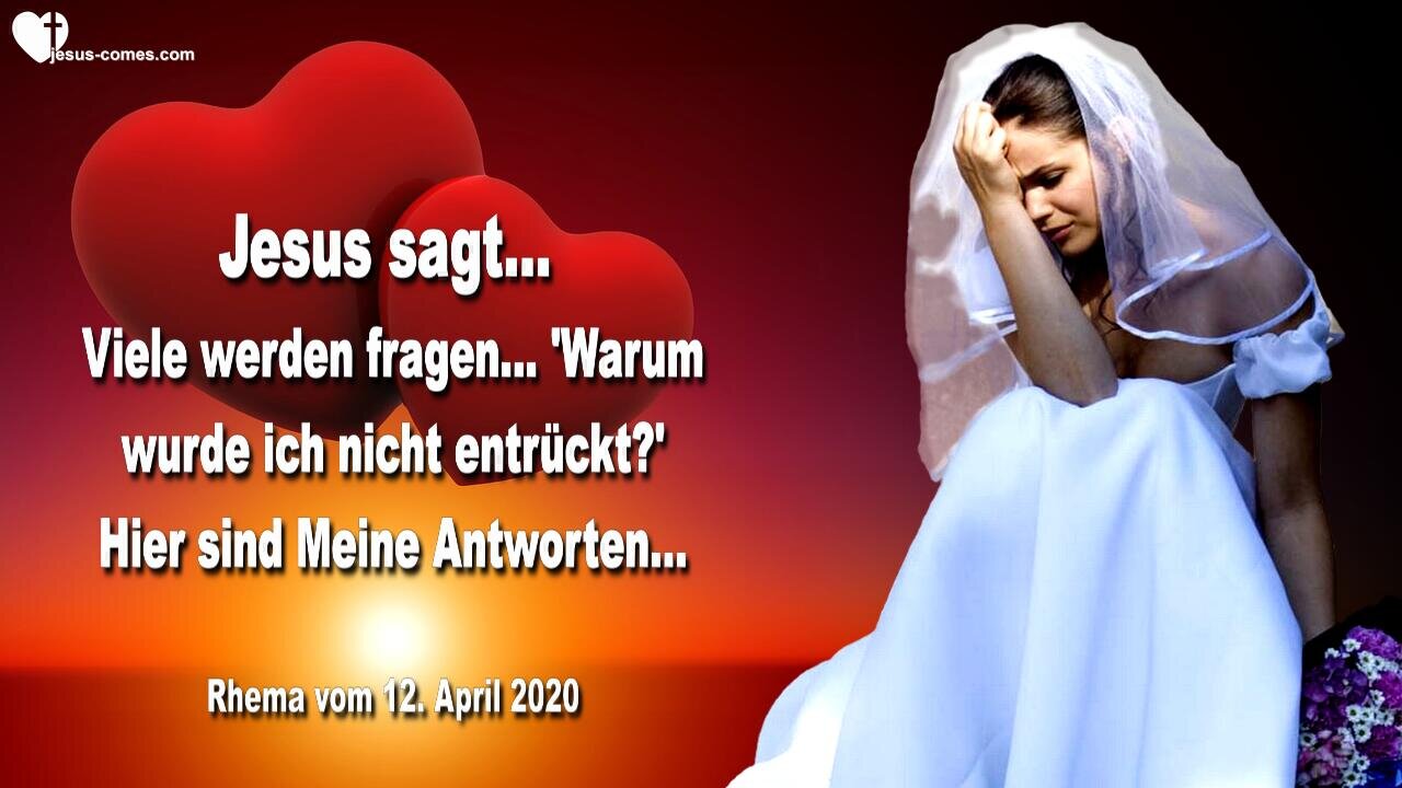 Viele werden fragen, warum wurde ich nicht entrückt ?... Hier Meine Antwort ❤️ Liebesbrief von Jesus