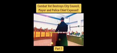 WAR VET DISTROYS CITY COUNCIL